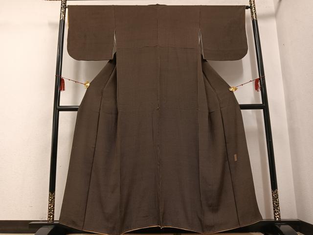 平和屋着物●江戸小紋 角通し 正絹 逸品 AABG7092ph