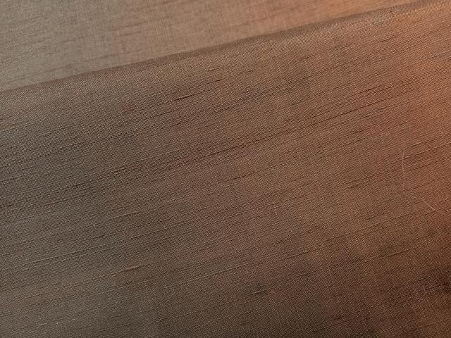 平和屋着物●上質な紬 間道 正絹 逸品 未使用 AABG7123ph