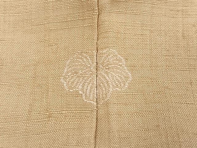 平和屋着物●訪問着 友禅 紬地 草花文 金彩 正絹 逸品 AABG7138ph
