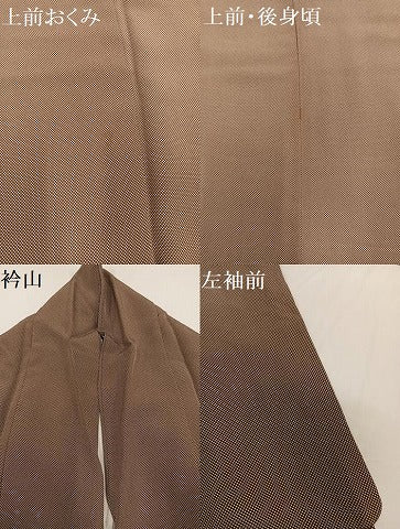 平和屋着物●江戸小紋 行儀 正絹 逸品 AABG7141ph