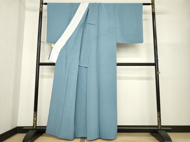 平和屋着物▽上質な色無地 単衣 舛花色 正絹 逸品 AABG7211ck