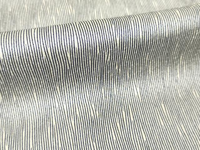 平和屋着物▽上質な小紋 単衣 霞文 正絹 逸品 AABG7212ck