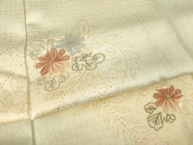 平和屋着物▽訪問着 単衣 辻が花 舞花文 暈し染め 金彩 正絹 逸品 AABG7219ck