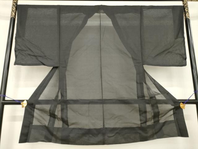 平和屋着物▽男性 長羽織 スリーシーズン 春夏秋 塵除け 蝋色 正絹 逸品 AABG7270ck