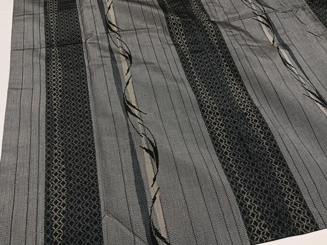 平和屋着物●上質な紬 間道 正絹 逸品 AABG7282ph