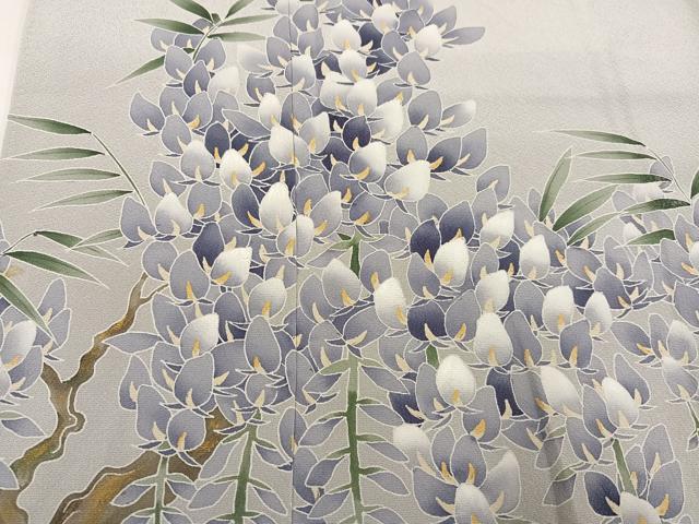 平和屋着物●訪問着 友禅 作家物 修作 藤花房 金彩 正絹 逸品 AABG7300ph