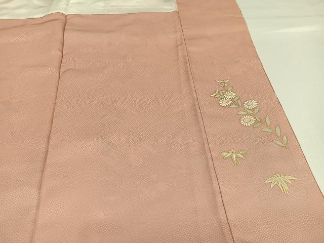 平和屋着物●訪問着 花筏文 暈し染め 金彩 正絹 逸品 AABG7311ph
