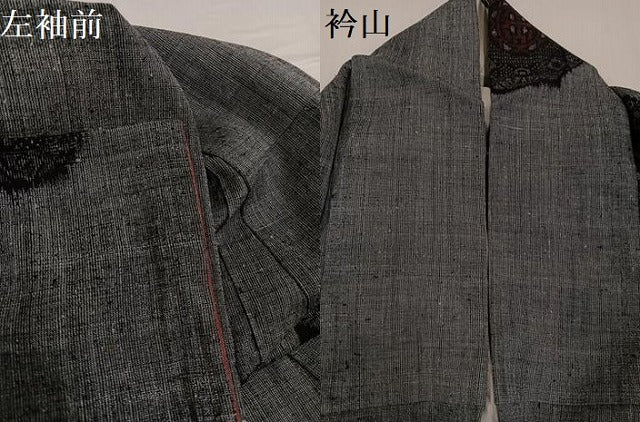 平和屋着物●本場結城紬 重要無形文化財 80亀甲 幾何学文様 正絹 逸品 AABG7355ph