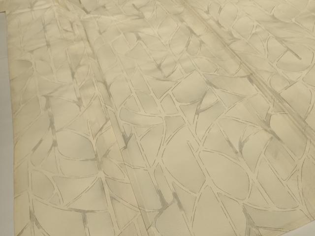 平和屋着物*夏物 小紋 絽 幾何学文様 正絹 逸品 AABG7361jd