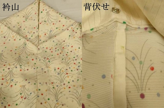 平和屋着物*夏物 小紋 絽 芝文 正絹 逸品 AABG7381jd
