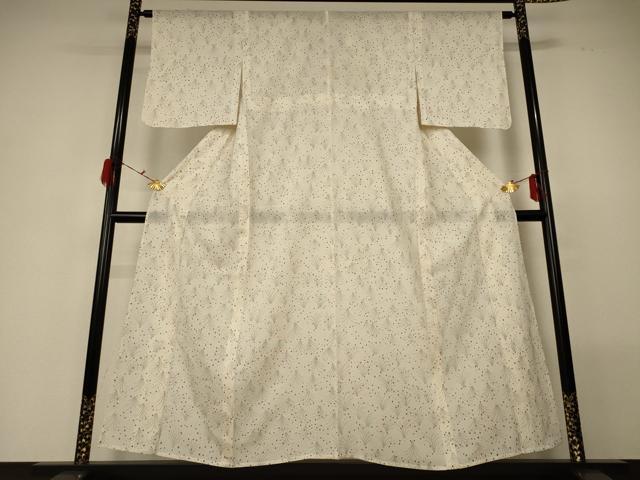 平和屋着物*夏物 小紋 絽 芝文 正絹 逸品 AABG7381jd