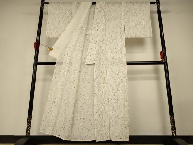 平和屋着物*夏物 小紋 絽 芝文 正絹 逸品 AABG7381jd