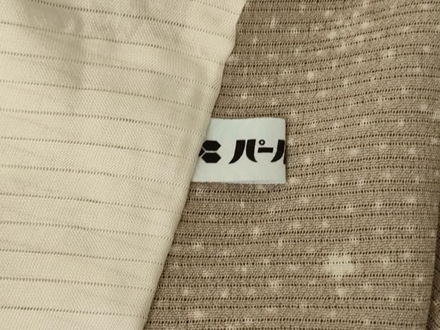 平和屋着物*夏物 小紋 絽縮緬 舞花文 正絹 逸品 AABG7382jd