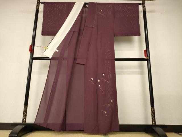 平和屋着物*夏物 訪問着 絽 蛍 金銀糸 金彩 ますいわ屋扱い 正絹 逸品 AABG7384jd