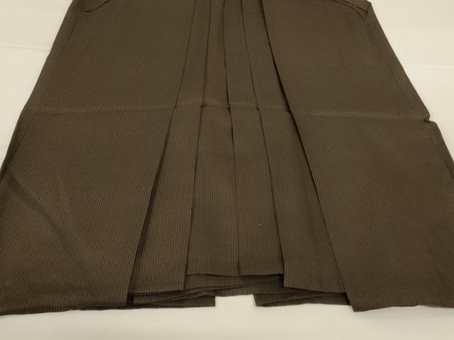 平和屋着物*夏物 男性 馬乗り袴 縞 正絹 逸品 AABG7386jd