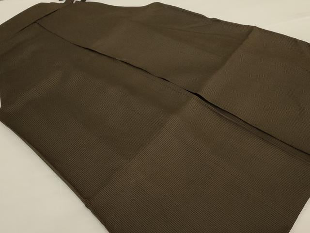 平和屋着物*夏物 男性 馬乗り袴 縞 正絹 逸品 AABG7386jd