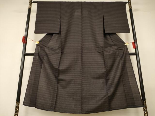 平和屋着物*夏物 紗紬 絣柄 正絹 逸品 AABG7390jd