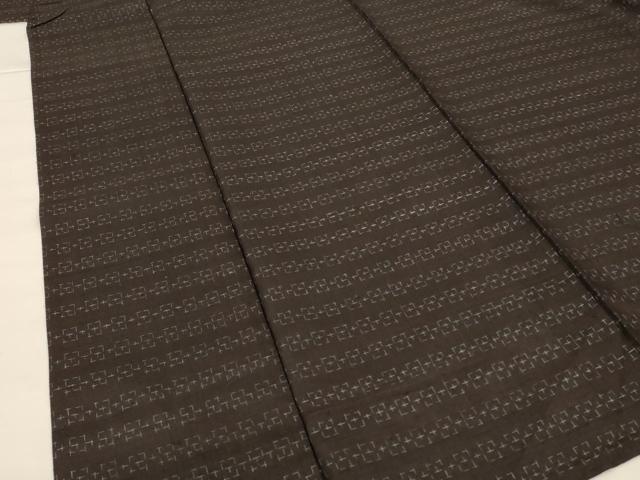 平和屋着物*夏物 紗紬 絣柄 正絹 逸品 AABG7390jd