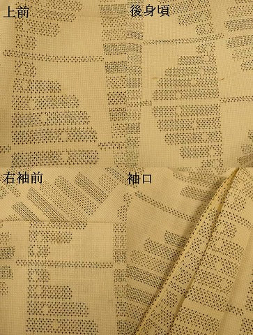 平和屋着物*夏物 本場大島紬 夏大島 160亀甲 幾何学文様 正絹 逸品 AABG7396jd
