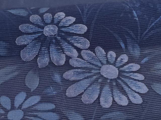 平和屋着物*夏物 訪問着 絽 手描き 刺繍 草花文 正絹 逸品 AABG7437jd