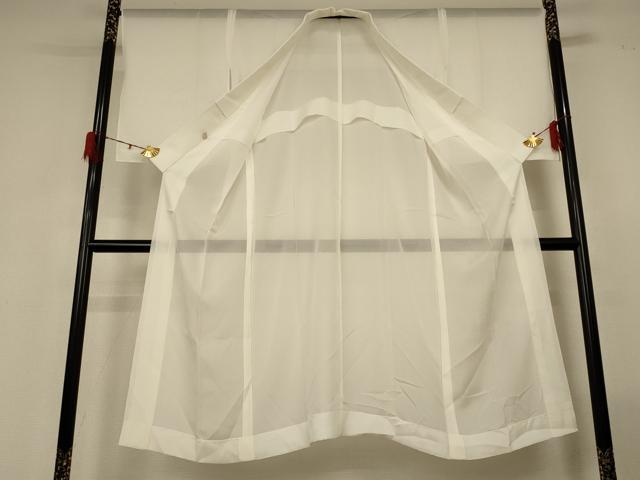 平和屋着物*夏物 長襦袢 絽 鳥の子色 正絹 逸品 AABG7445jd