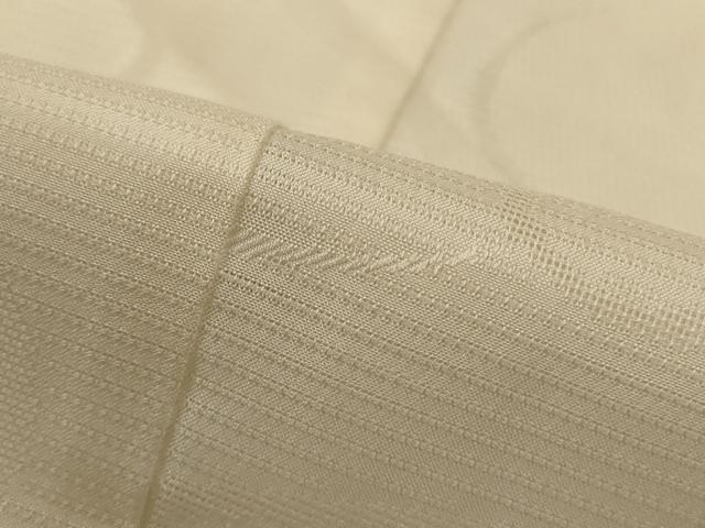 平和屋着物*夏物 長襦袢 絽 流水紋紗 鳥の子色 正絹 逸品 AABG7462jd