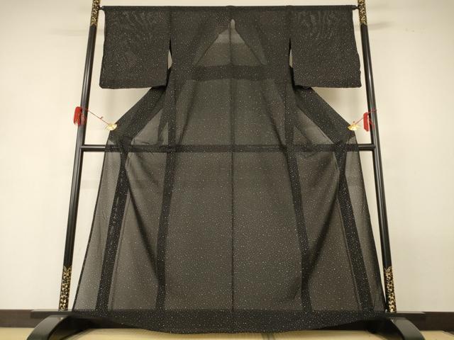 平和屋着物*夏物 小紋 絽 霞文 正絹 逸品 AABG7486jd