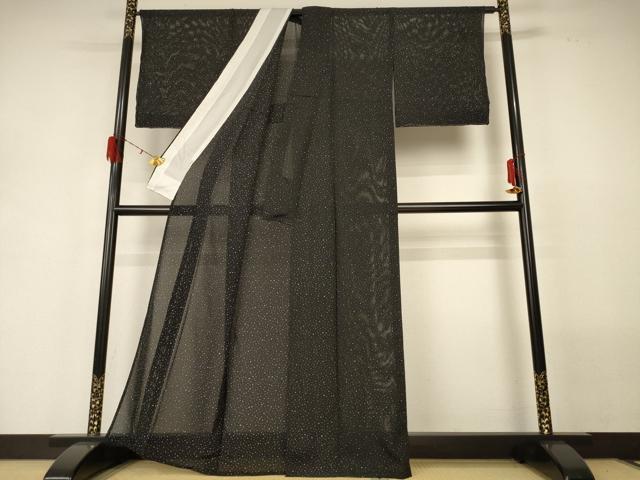 平和屋着物*夏物 小紋 絽 霞文 正絹 逸品 AABG7486jd