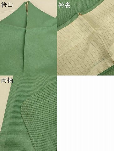 平和屋着物*夏物 訪問着 絽 草木文 銀彩 正絹 逸品 AABG7497jd