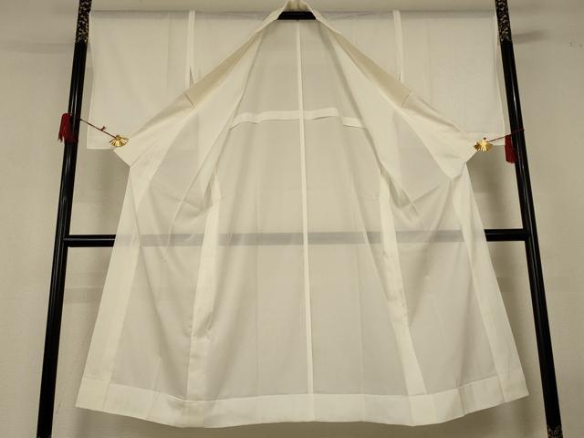 平和屋着物*夏物 長襦袢 絽 生成り色 正絹 逸品 AABG7499jd