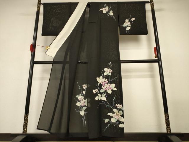 平和屋着物*夏物 訪問着 絽 紫陽花 正絹 逸品 AABG7502jd