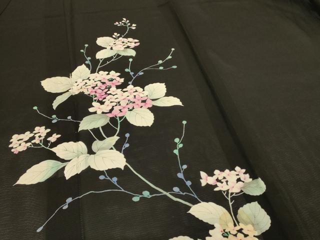 平和屋着物*夏物 訪問着 絽 紫陽花 正絹 逸品 AABG7502jd