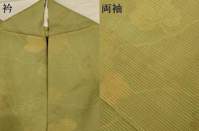 平和屋着物*夏物 小紋 絽 蔦の葉文 やまと誂製 正絹 逸品 AABG7508jd