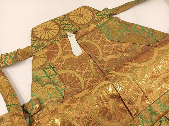 平和屋着物●男性 馬乗り袴 金襴袴 花尽くし 金糸 AABG7548ph