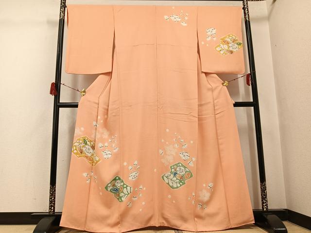 平和屋着物●訪問着 辻が花 絞り 正絹 逸品 AABG7568ph