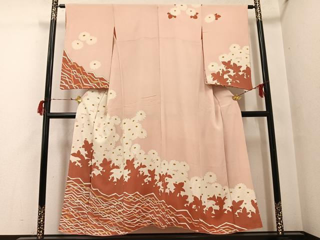 平和屋着物●訪問着 花尽くし 金彩 正絹 逸品 AABG7594ph