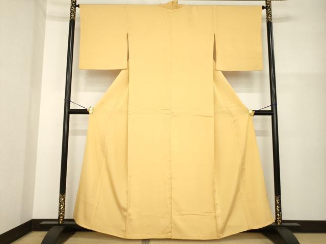 平和屋着物▽お召 単衣 霞文 正絹 逸品 AABG7644ck