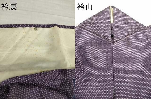 平和屋着物▽本塩沢 単衣 蚊絣 正絹 逸品 AABG7665ck