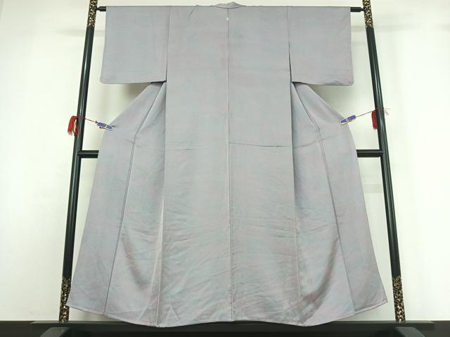 平和屋着物▽上質な小紋 単衣 作家物 霞文 正絹 逸品 AABG7742jh