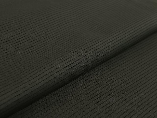 平和屋着物▽男性 羽織 黒紋付 スリーシーズン 春夏秋 暗黒色 正絹 逸品 AABG7800jh