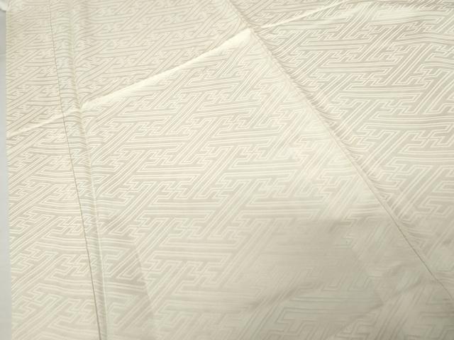 平和屋着物●振袖用長襦袢 無双仕立て 紗綾形地紋 正絹 逸品 AABG7847cs