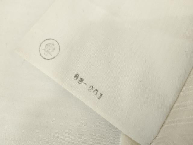平和屋着物●振袖用長襦袢 無双仕立て 紗綾形地紋 正絹 逸品 AABG7847cs