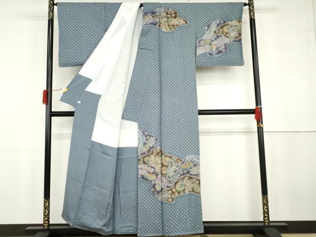 平和屋着物●訪問着 辻が花 絞り 正絹 逸品 未使用 AABG7859cs