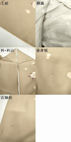 平和屋着物●中村勘九郎 訪問着 糸巻花文 上代58万 反端付き 正絹 逸品 AABG7890cs