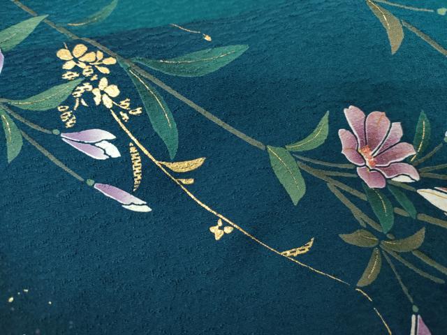 平和屋着物●豪華振袖 飾花文 暈し染め 金彩 鈴乃屋扱い 正絹 逸品 AABG8000cs