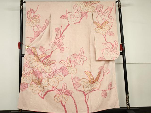 平和屋着物●豪華振袖 総絞り 駒刺繍 桐 三越扱い 正絹 逸品 AABG8001cs