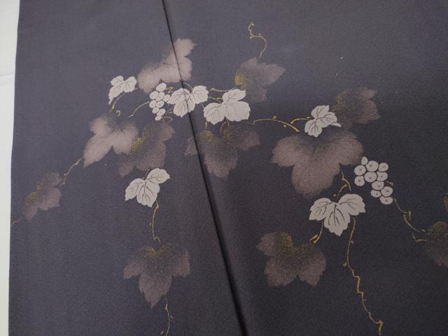 平和屋着物●訪問着 蔦の葉文 金彩 正絹 逸品 未使用 AABG8038cs