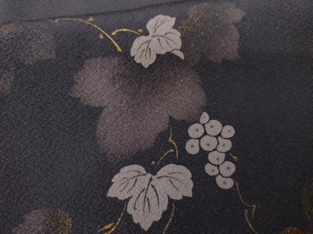 平和屋着物●訪問着 蔦の葉文 金彩 正絹 逸品 未使用 AABG8038cs