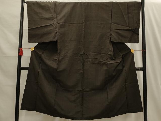 平和屋着物□男性 紬 間道 正絹 逸品 AABG8041sx