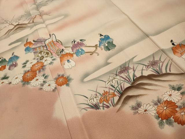 平和屋着物■豪華色留袖 人物風景文 暈し染め 正絹 逸品 AABG8052sx